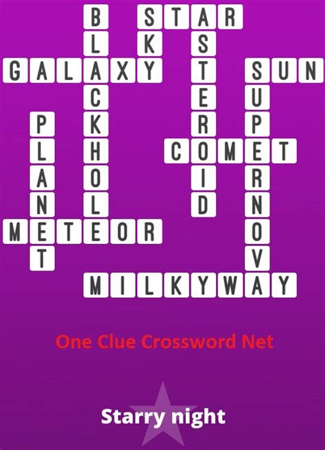 Starry Crossword Clue .